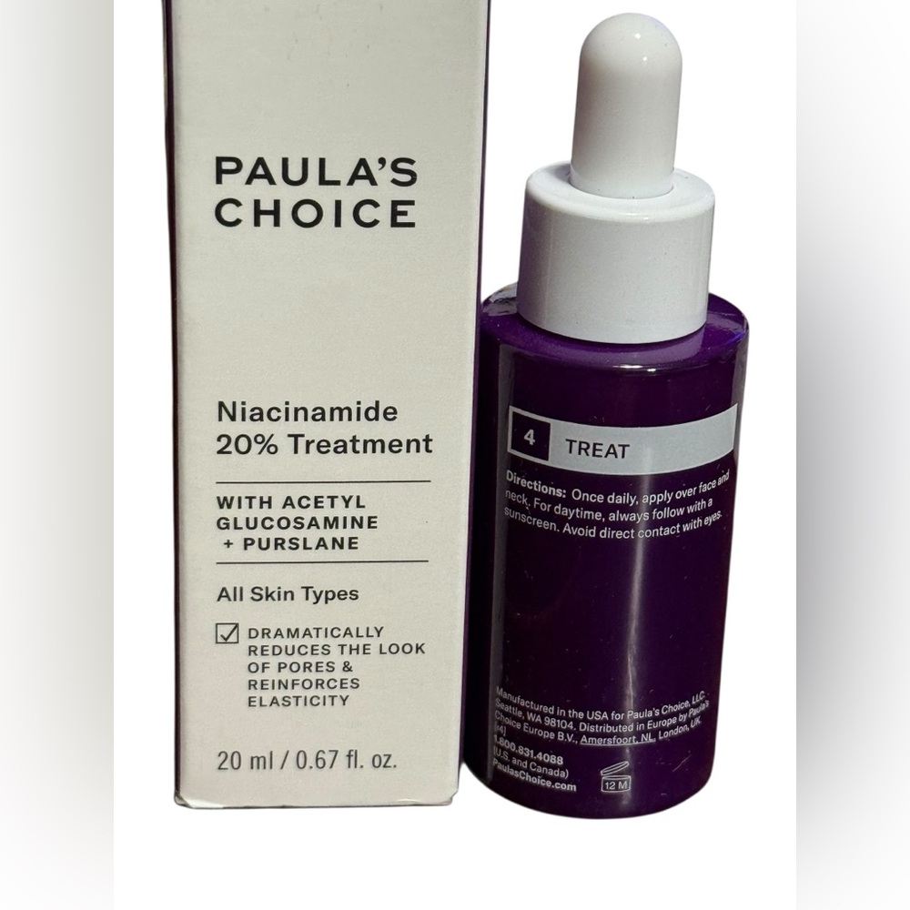 Paula’s Choice Niacinimide 20% Treatment 0.67oz 20ml New In Box